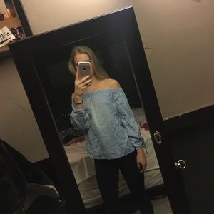 Off the shoulder shirt